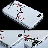 Chinese Fashion Hard Back Case Cover for Apple iPhone 4 4G Plum flower