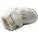 Toms Cuna Crib Shoes White Metallic Twill Suede 10006996 Tiny