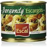 Escal French Burgundy Escargot Snails 1.5 Dozen