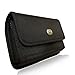 Horizontal Sideways Heavy Duty Rugged Canvas Belt Clip Case Cover Pouch Holster for Apple iPhone 4 & iPhone 4S * Fits with Otterbox Commuter & Defender & Reflex