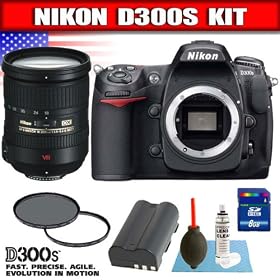 Nikon D300s 12MP CMOS Digital SLR Camera with Nikon 18-200mm f/3.5-5.6 G ED-IF AF-S VR II Nikkor DX Lens Package 2