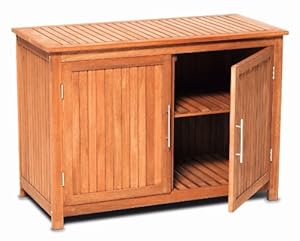 Eucalyptus Wood/Console Cabinet/Chest of Drawers, Indoor/Outdoor Use