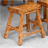 Lifestyle California 17-800RTA Mammoth Retreat Dining Height Saddle Seat Stool