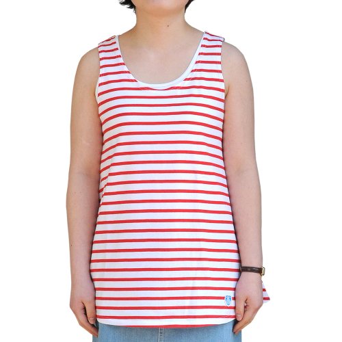 ORCIVAL(オーチバル)ノースリーブボーダーフレアチュニック【RC-6899】