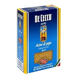 De Cecco Acini Di Pepe, 16 Ounce Boxes (Pack of 5)