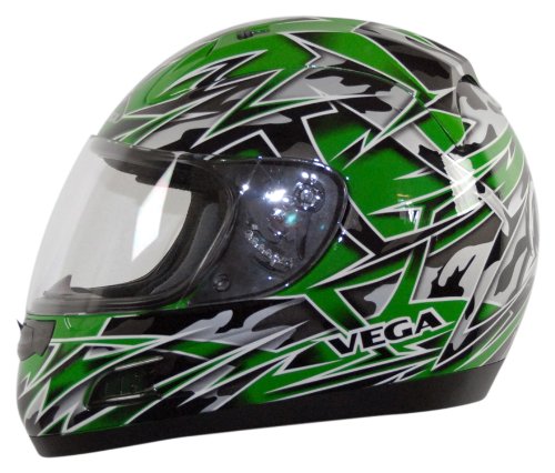 Vega Altura Green Havoc Graphic Medium Full Face Helmet