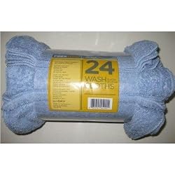 1888 Mills Blue Wash Cloths Commercial Quality - 24ct