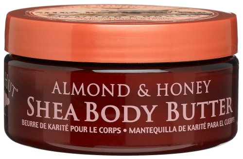 Tree Hut Shea Body Butter, Almond & Honey, 7-Ounce Jars (Pack of 3)