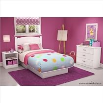 Big Sale South Shore Libra Bedroom Set in a Box, Twin, Pure White