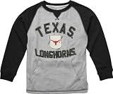Texas Longhorns Youth Grey Pouch Pocket Vintage Crewneck Sweatshirt