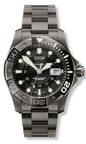 Victorinox Swiss Army Men s 241356 Dive Master Black Dial Watch