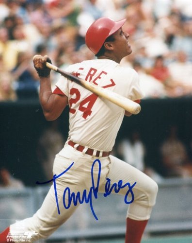 Tony Perez Autographed/Hand Signed Cincinnati Reds Baseball 8x10 Photo