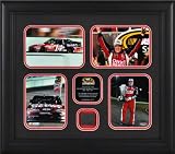 Tony Stewart 2011 Sprint Cup Series Champion 4 Photo Framed Collage W/ Race-Used Tire - Limited Edition Of 514