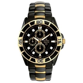 Bulova 98d002 Diamond Mens Watch