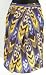 Tory Burch Skirt Jemima Purple Brown Multi Linen Blend 6 $295