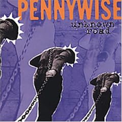 Album cover for Unknown Road by Pennywise CD from which you can create your own MP3 Ringtones / Realtones using the ToneBee online ringtone maker.