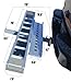 Kage Racing ST3401 Hitch Mounted Motorcycle and Dirt Bike Carrier Hauler Rack with Ramp