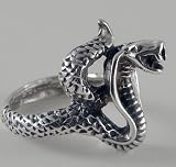 Sterling Silver Snake Ring Size 9