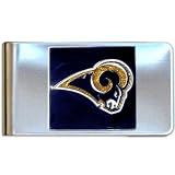 NFL St. Louis Rams Steel Money Clip