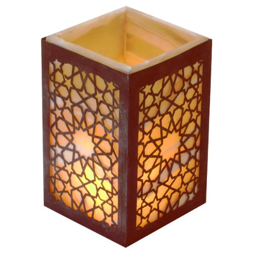Alabaster Handmade Rectangular Arabesque - A031