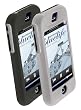 Scosche IPS2 Skin with Screen Protector 2 pack for iPhone 1G (Clear and Black)