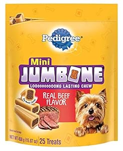 PEDIGREE JUMBONE Mini Bones Mini Snacks for Dogs 15.87 oz. 25 Count