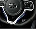Salusy Stainless Steel Steering Wheel Cover MoldingTrim For KIA Sportage 2017