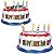 Inflatable Birthday Cake Cooler (1/pkg)