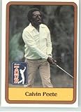 1981 Donruss Golf #42 Calvin Peete RC - PGA Tour (RC - Rookie Card)(Golf Cards)