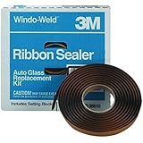 3M 08621 Window-Weld 5/16" x 15' Round Ribbon Sealer Roll, Pack of 6