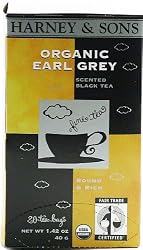 Harney & Sons Organic Earl Grey Tea - 120 ct