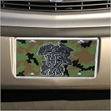 Kentucky Wildcats Camo Metal License Plate