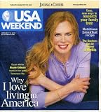 USA Weekend January 7 2011 Nicole Kidman on Cover, New Ways to Research Your Family Tree, Pamela Anderson's Daughters, Matt LeBlanc Returns to TV