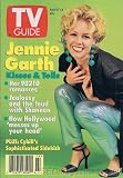 TV Guide April 8-14, 1995 (Jennie Garth Kisses & Tells: Her 90210 Romances; Christine Baranski: Cybill's Sophisticated Sidekick; Midwest Chic: Why TV is Suddenly High on the Heartland, Volume 43, No. 14, Issue #2193)