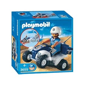 Playmobil - 3655 - Policier/Quad