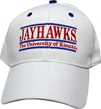 Kansas Jayhawks "JAYHAWKS" The Game Classic Bar Adjustable Cap with Mascot Name