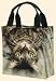 Peculiar Perspective Cat Canvas Tote Gym Shopping Bag