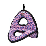 Tuffy Ultimate Series 3-Way Ring Toy, Pink Leopard