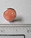Summerfield Collection Silver-tone Faux Druzy Stone Stud Earrings 12mm (Peach Pink)