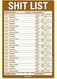 Shit List Notepad