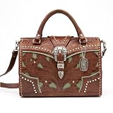 American West Lady Lace (Turquoise) Collection Medium Coach