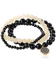 Satya Jewelry "Exclusive Holiday Solstice" Illuminate Gift Trio Strand Bracelet, 7"