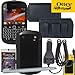 Otterbox Commuter Case for Verizon, Sprint Blackberry Bold Touch 9900, 9930 with Horizontal Leather Case that fits the phone with the Otterbox on it, Heavy Duty Car Charger, Stylus to keep fingerprints off the phone and Anti Radiation Shield.