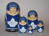 NHL Hockey Toronto Maple Leafs * or Any Team your choice Russian Nesting doll 5 pcs / 6-7 in * nhl.tor.mpl.leaf
