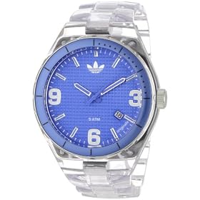 Adidas Womens ADH2509 Nylon Cambridge 3-Hand Analog Blue Dial