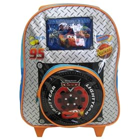 Disney Cars Rolling Backpack - Blue by Cars
