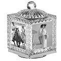 Cube Swivel Crystal Frame - 4x6"
