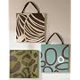 Bali Canvas Wall Dcor with Ribbon - Set of 3