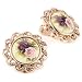 1928 Boutique Manor House Rose Gold-Tone Clip-On Earrings
