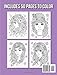 Flower Girls: An Adult Coloring Book with Cute Manga Girls, Fun Hair Styles, and Beautiful Floral Designs for Relaxation